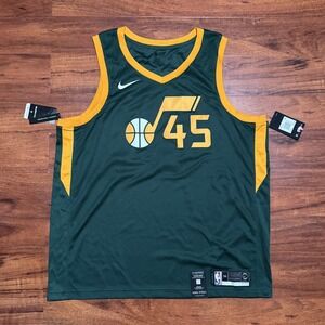Nike Donovan Mitchell Utah Jazz Swingman Jersey Size 56 2XL (CD7015-323)